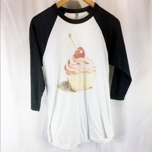 American Apparel cupcake t shirt size Small